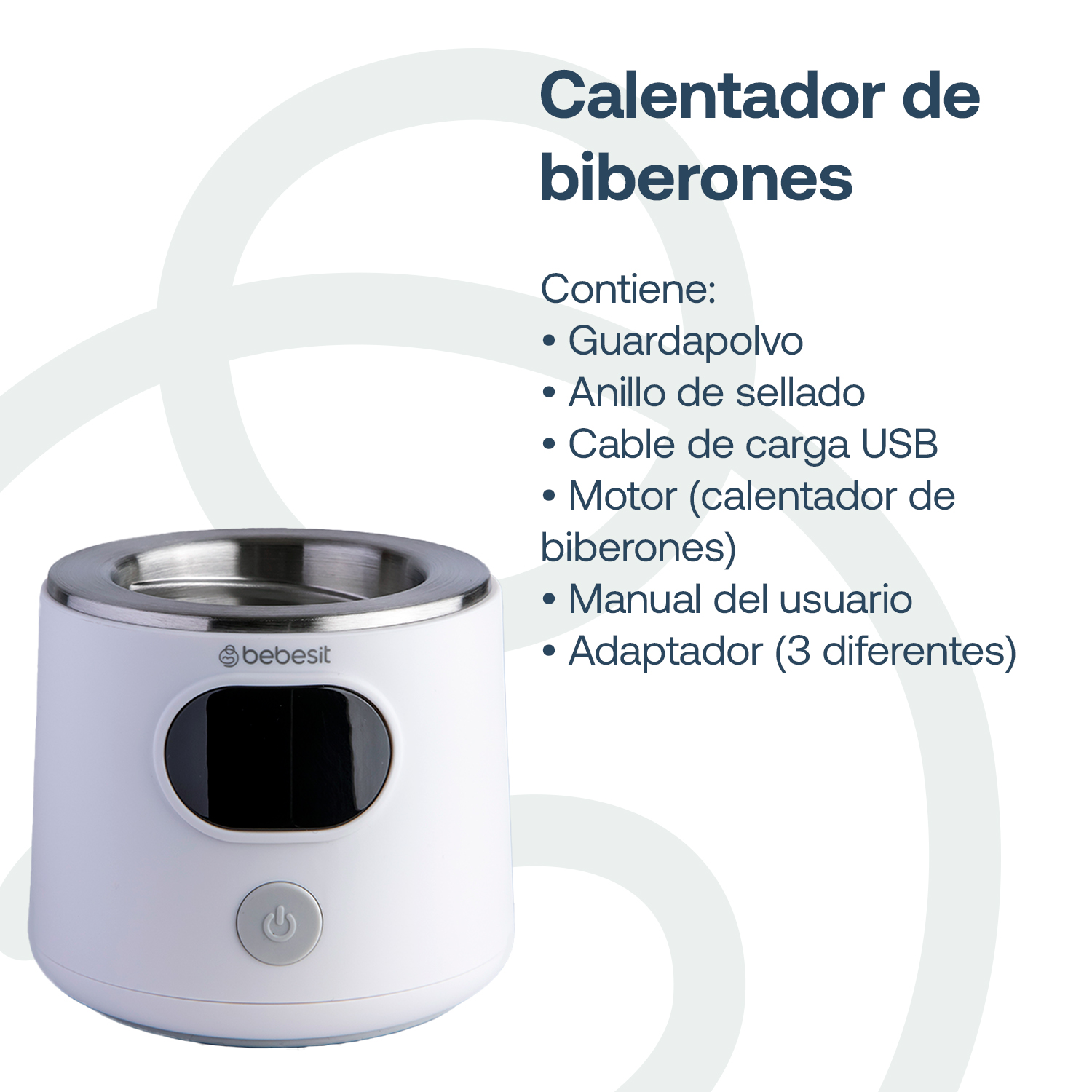 Foto 8 pulgar | Calienta Biberones Bebesit Portátil Casa Y Auto Recargable