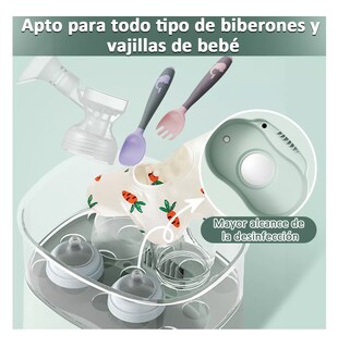 Foto 5 | Esterilizador De Biberones Calienta Biberones Secador 3 En 1 Verde