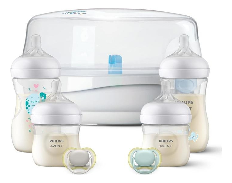 Foto 2 pulgar | Philips Avent Set Esterilizador Microondas Con Biberones