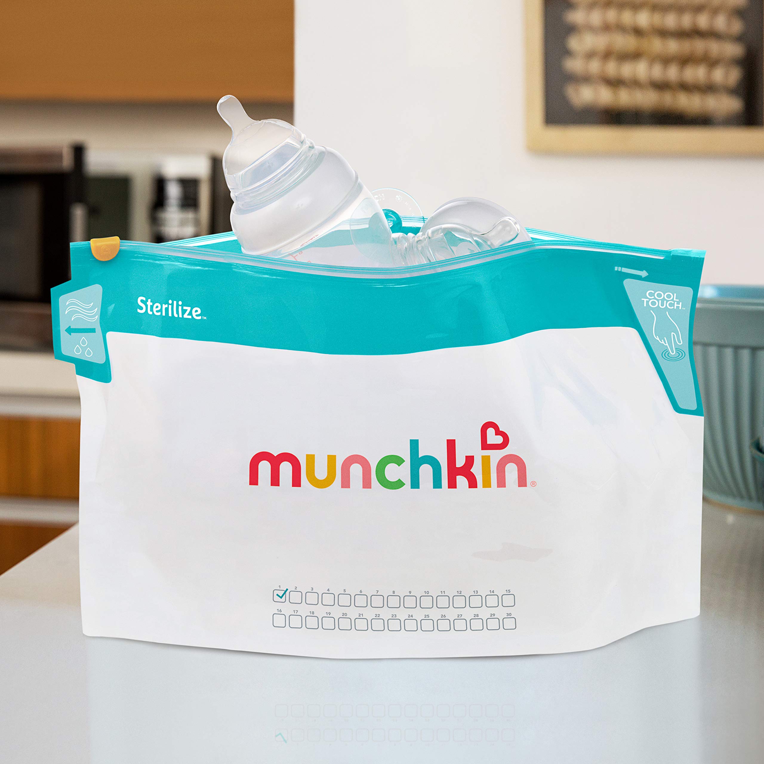 Foto 4 pulgar | Bolsas Esterilizadoras A Vapor Para Microondas Munchkin, Paquete De 6 - Venta Internacional.