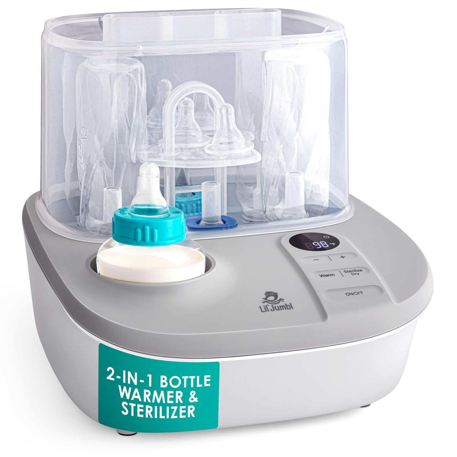 Foto 1 | Calentador De Biberones Y Secador Esterilizador Lil' Jumbl 2 En 1 - Venta Internacional.