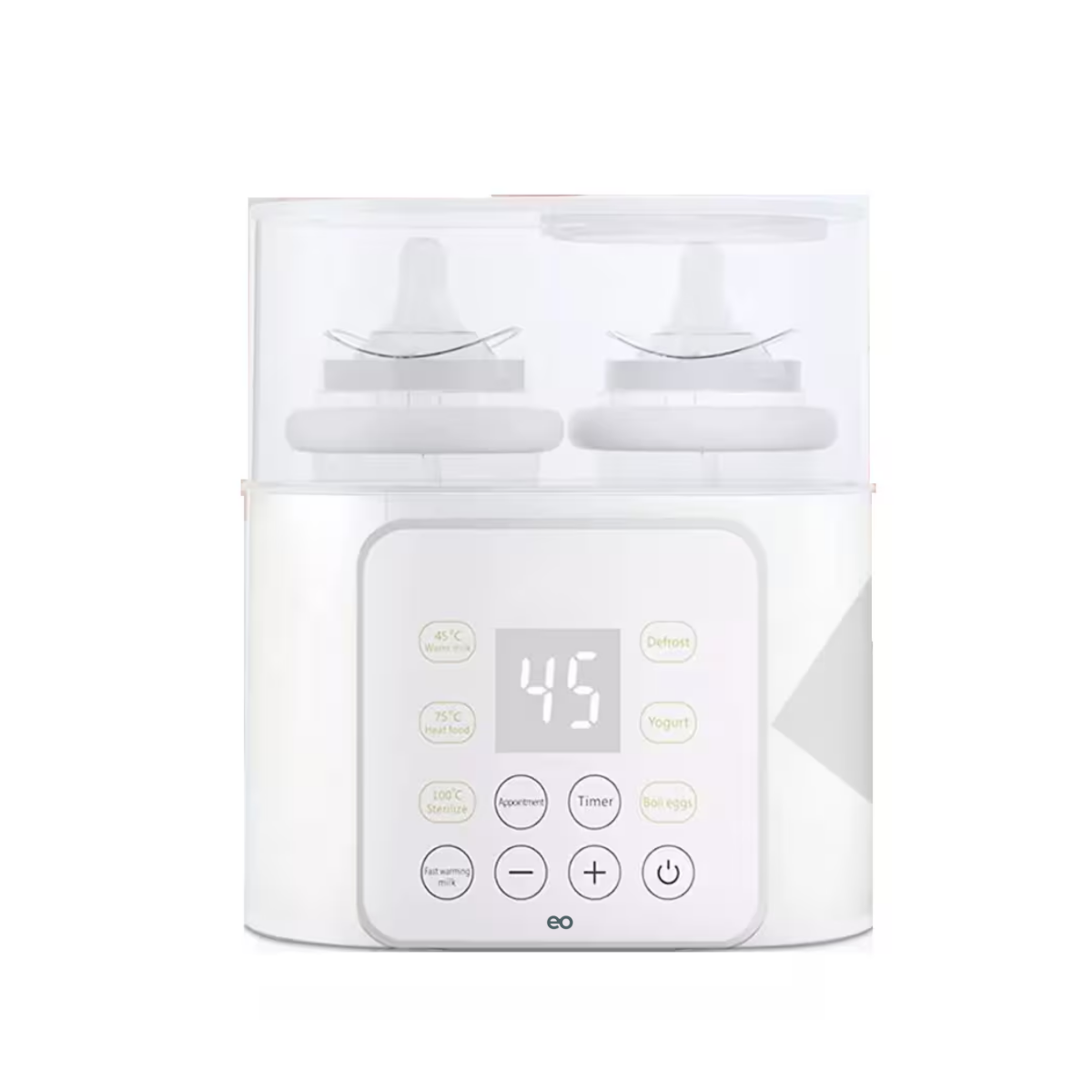 Foto 2 pulgar | Calentador de Biberones Doble Esterilizador Eo Safe Imports Esi-10795-1 Blanco