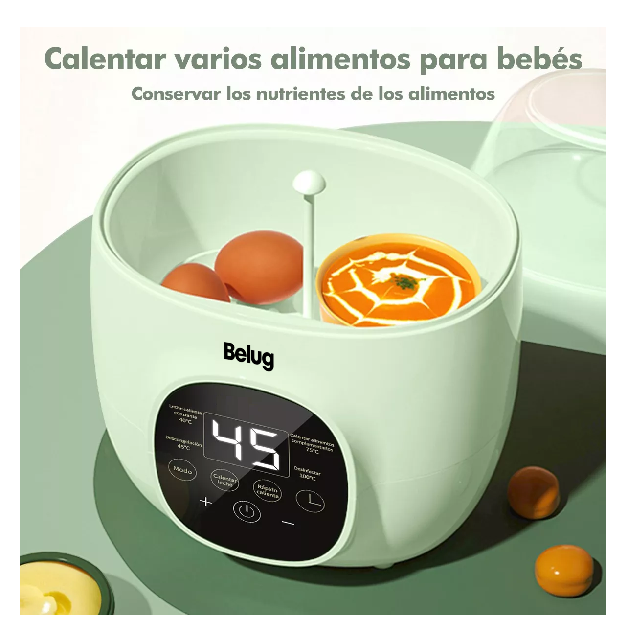Foto 4 pulgar | Calentador/Esterilizador de Biberones Belug Control Táctil