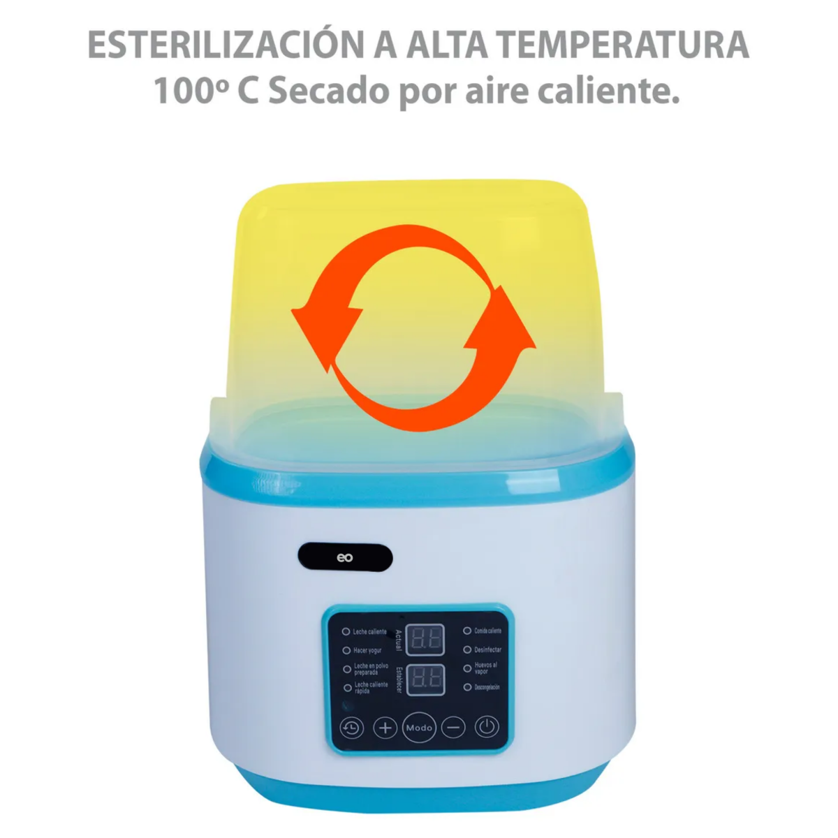 Foto 4 pulgar | Esterilizador Calentador De Biberones 8 En 1 Para Bebé Eo Safe Imports Esi-19034 Color Azul