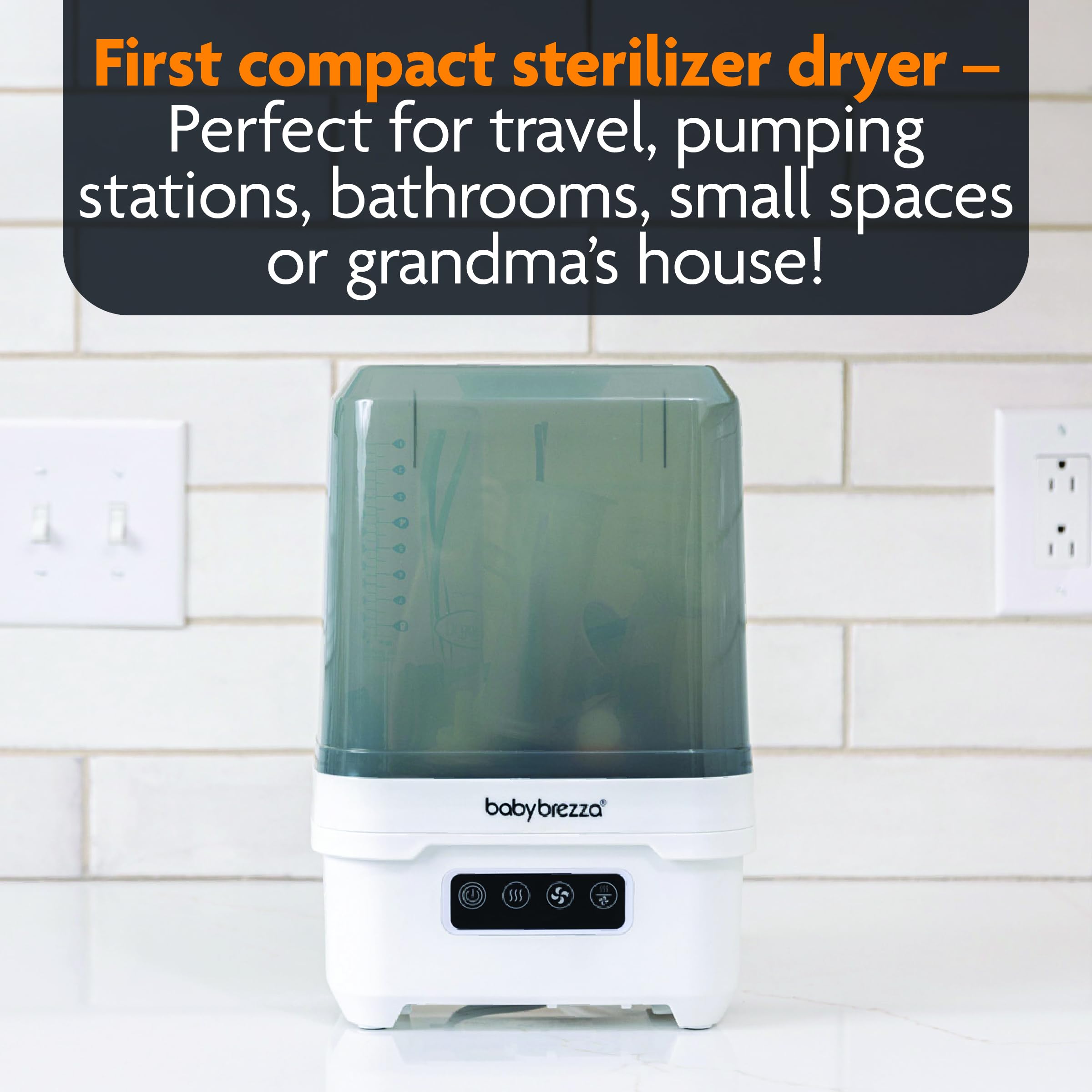 Foto 3 pulgar | Secador Esterilizador De Biberones Baby Brezza Compact Travel - Venta Internacional.