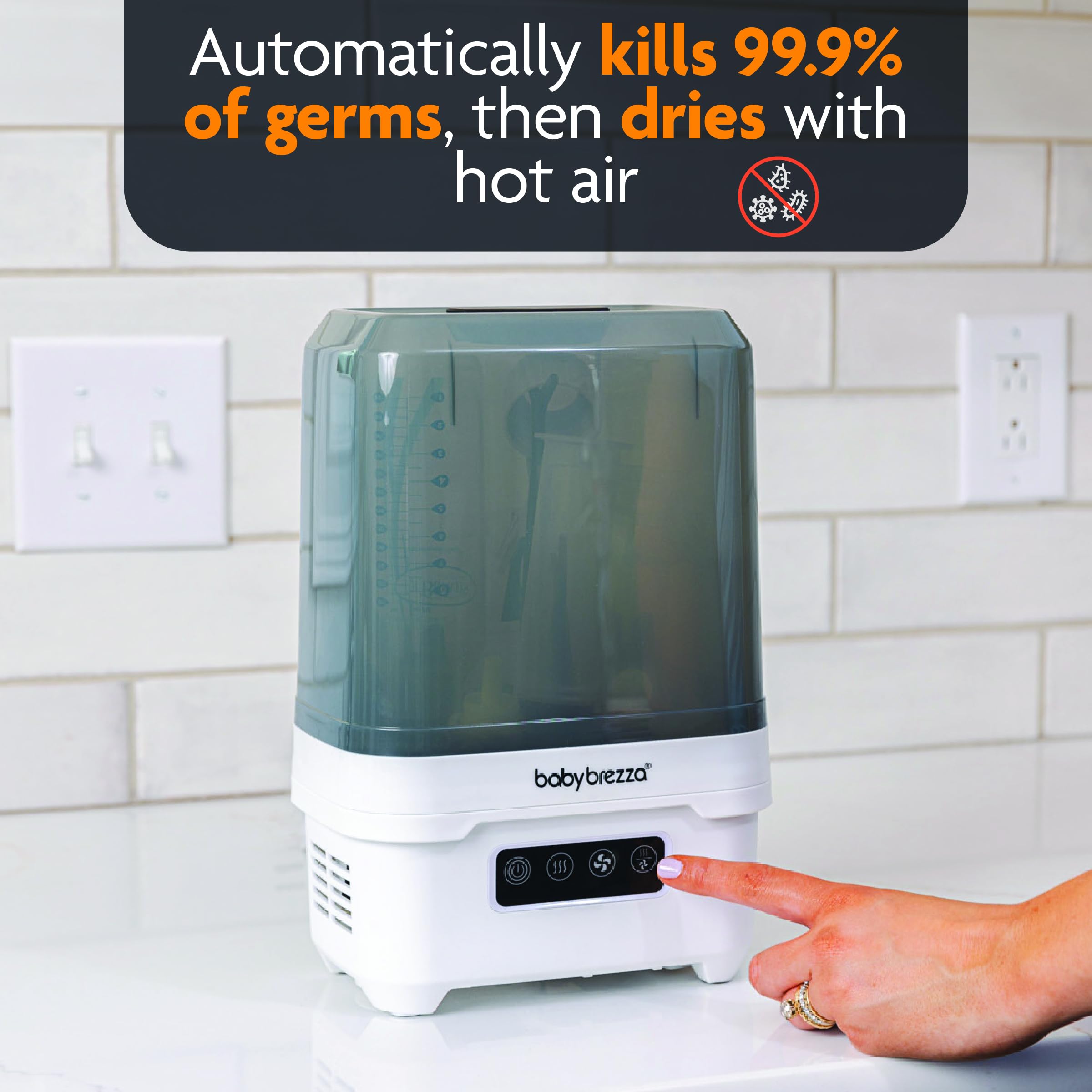Foto 4 | Secador Esterilizador De Biberones Baby Brezza Compact Travel - Venta Internacional.