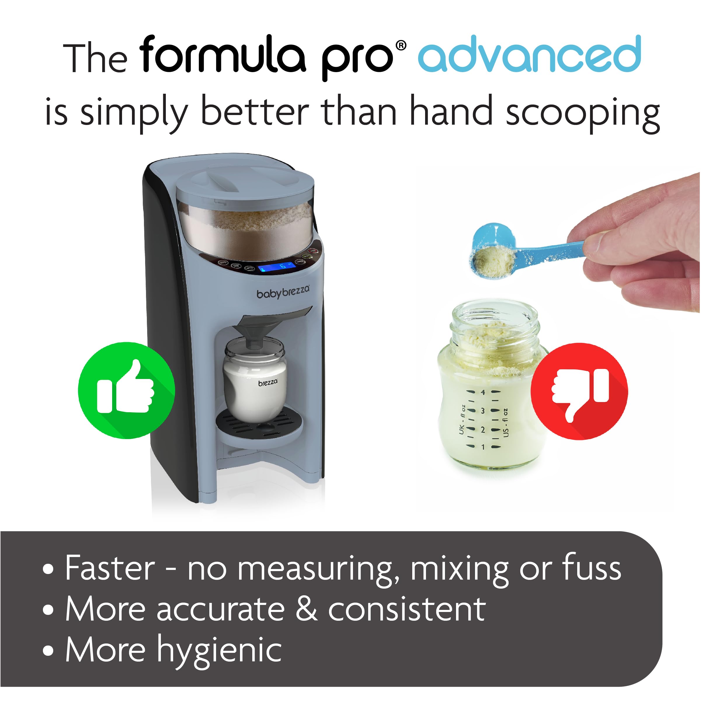 Foto 7 pulgar | Máquina Dispensadora De Fórmula Baby Brezza Formula Pro Advanced - Venta Internacional.