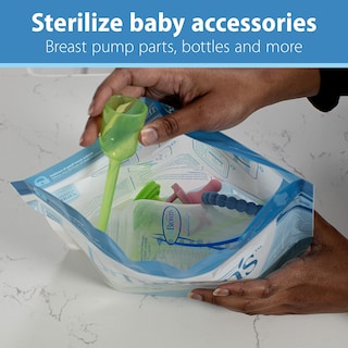 Foto 5 | Bolsas Esterilizadoras A Vapor Para Microondas Dr. Brown's, Paquete De 5 - Venta Internacional.