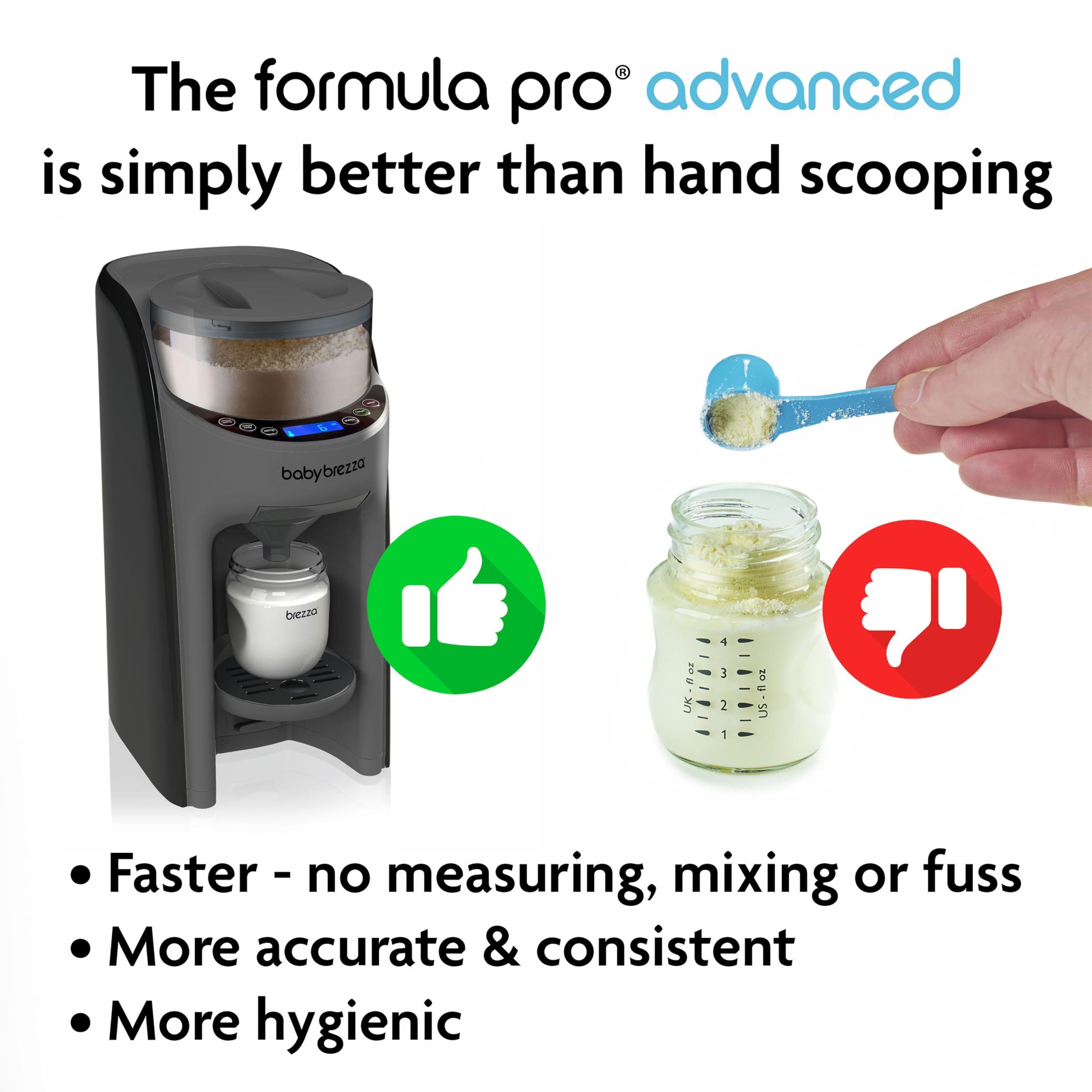 Foto 7 pulgar | Máquina Dispensadora De Fórmula Baby Brezza Formula Pro Advanced - Venta Internacional.