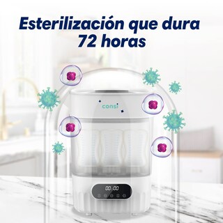 Foto 4 | Consi Esterilizador De Biberones Y Secador, Accesorios De Bebé (esteriliza Hasta 8 Biberones), Con Panel Táct