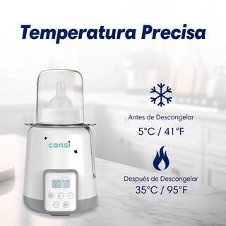 Foto 3 | Consi Esterilizador De Biberones Y Calentador Rápido De Leche Con Temporizador, Panel Táctil, Protección Con