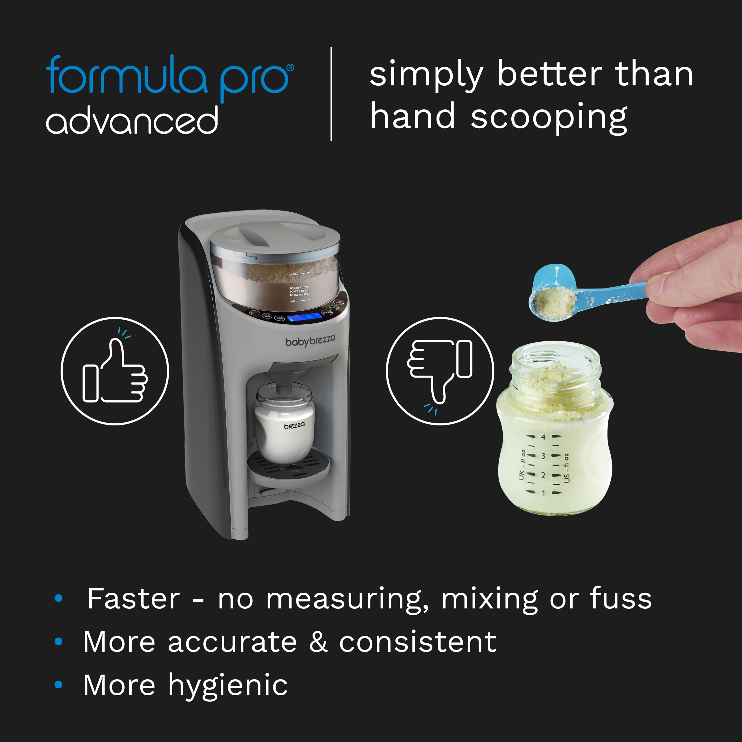 Foto 7 pulgar | Máquina Dispensadora De Fórmula Baby Brezza Formula Pro Advanced - Venta Internacional.