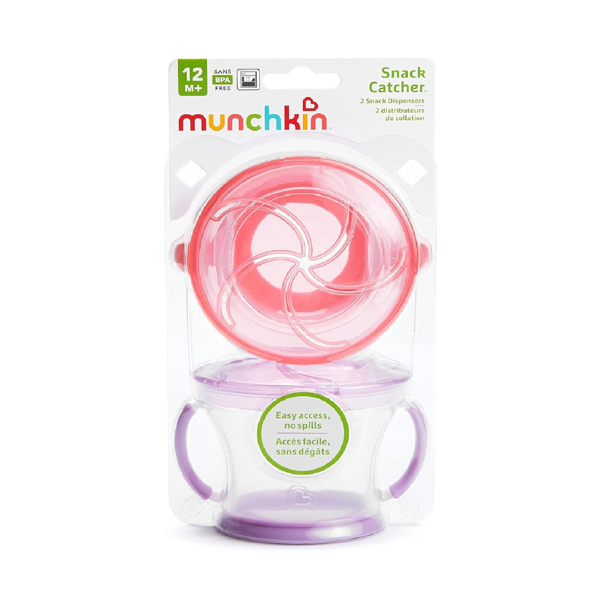 Foto 3 pulgar | Contenedor Para Snack Catcher Munchkin 2pz Rosa Lila