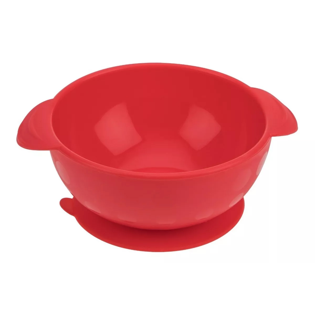 Plato Hondo Infantil de Silicona Nuby Rojo Sure Grip