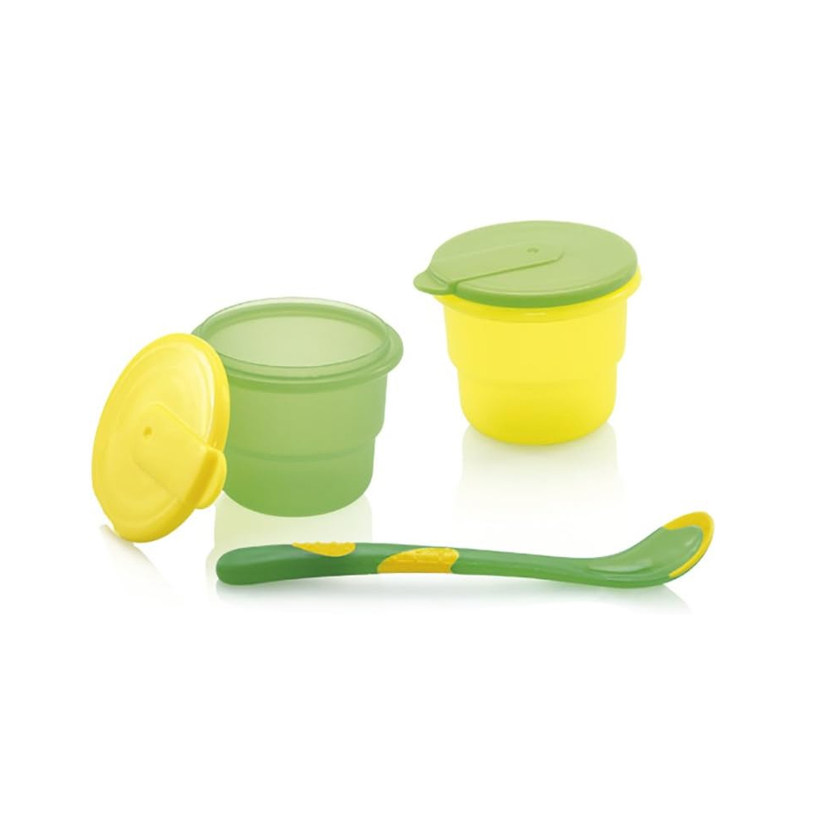 Recipientes Con Cuchara Nuby 4pz Verde