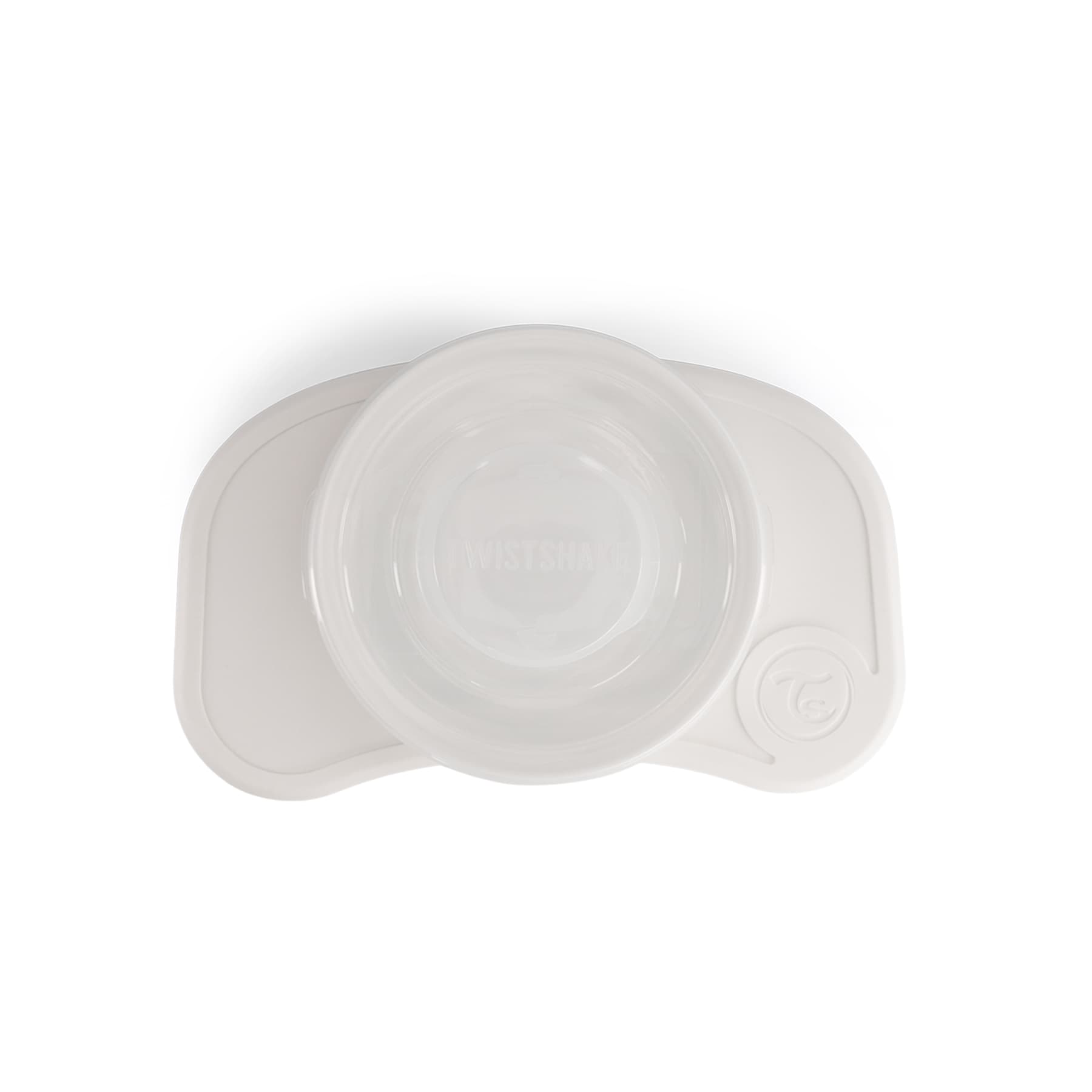 Click-mat Mini Y Plato Seguro Twistshake Fácil Uso Limpieza Color Blanco