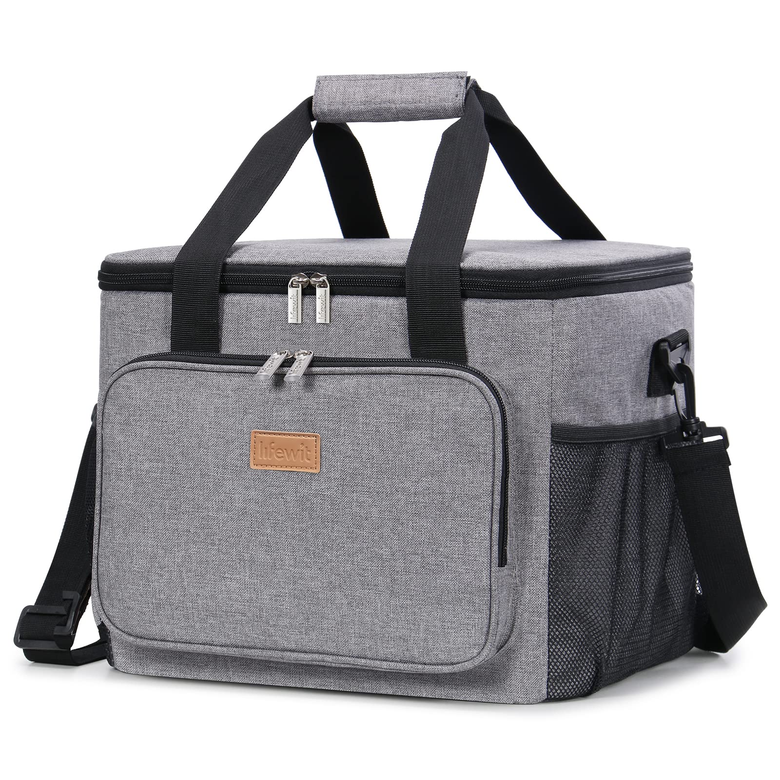 Foto 2 pulgar | Bolsa Térmica Lifewit, Plegable, Aislante, 24 L (40 Latas), Color Gris - Venta Internacional.