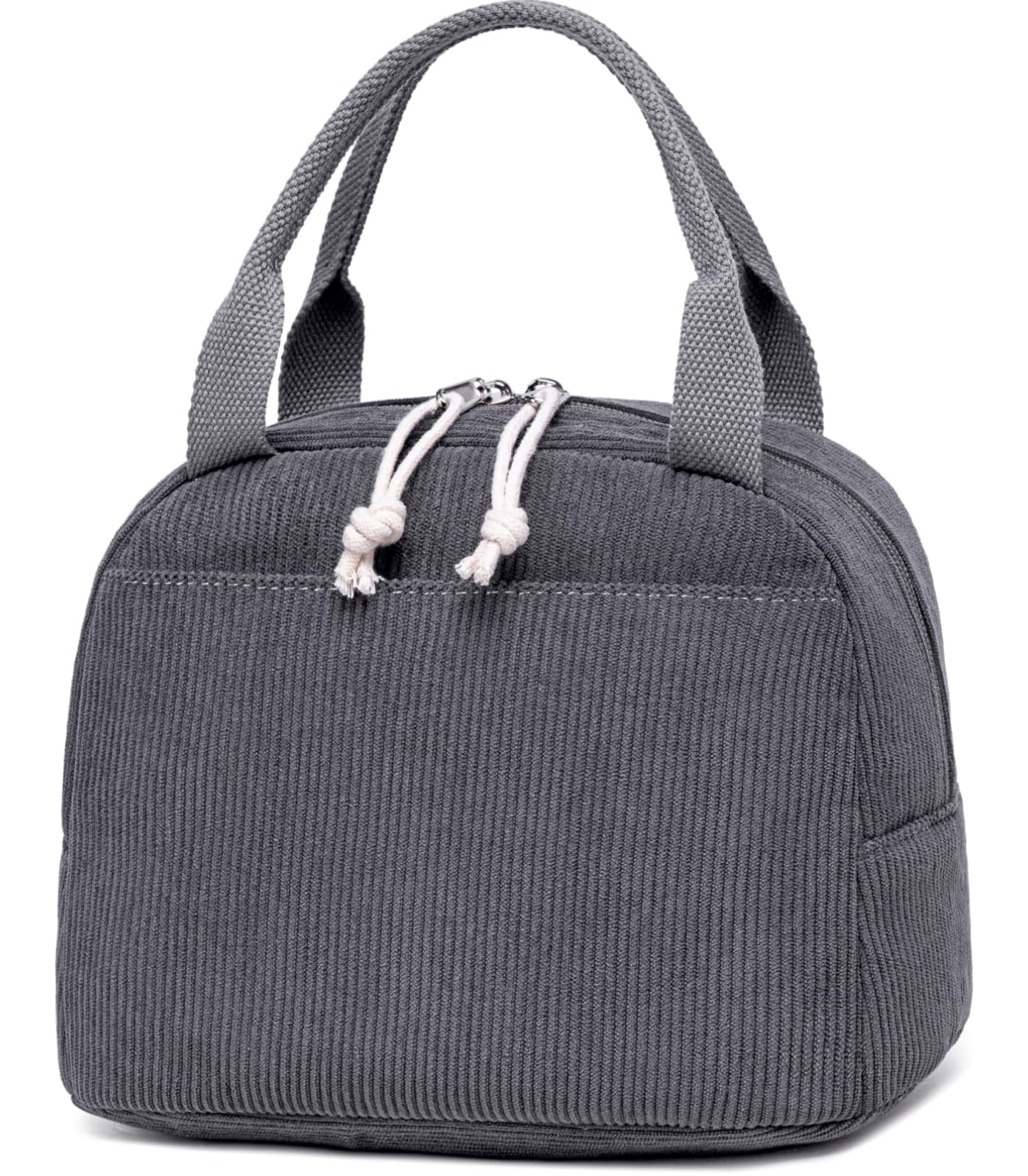 Bolsa De Almuerzo Bluboon Corduroy, Aislante Para Café, Reutilizable, Grande - Venta Internacional.