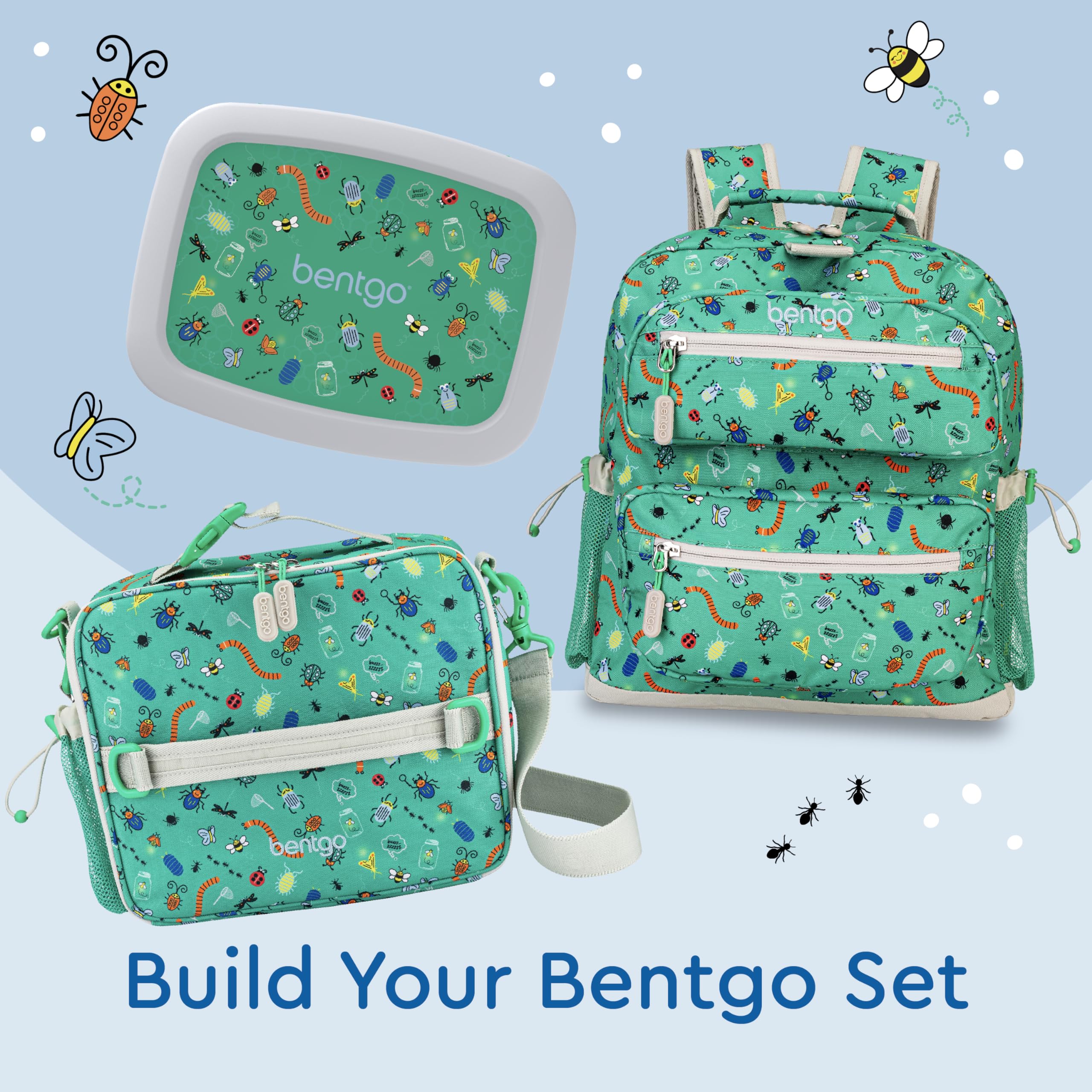 Foto 5 | Bolsa De Almuerzo Bentgo Kids Duradera Con Doble Aislamiento Bug Buddies - Venta Internacional.