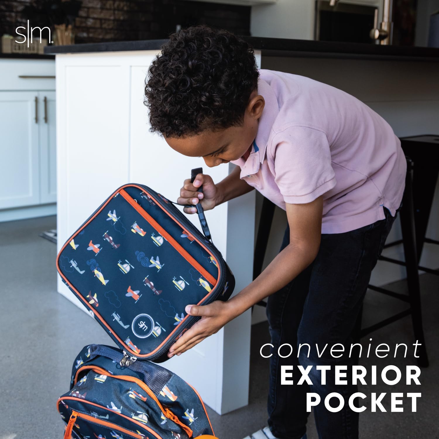 Foto 6 pulgar | Lonchera Simple Modern Hadley Collection Solar System Kids - Venta Internacional.