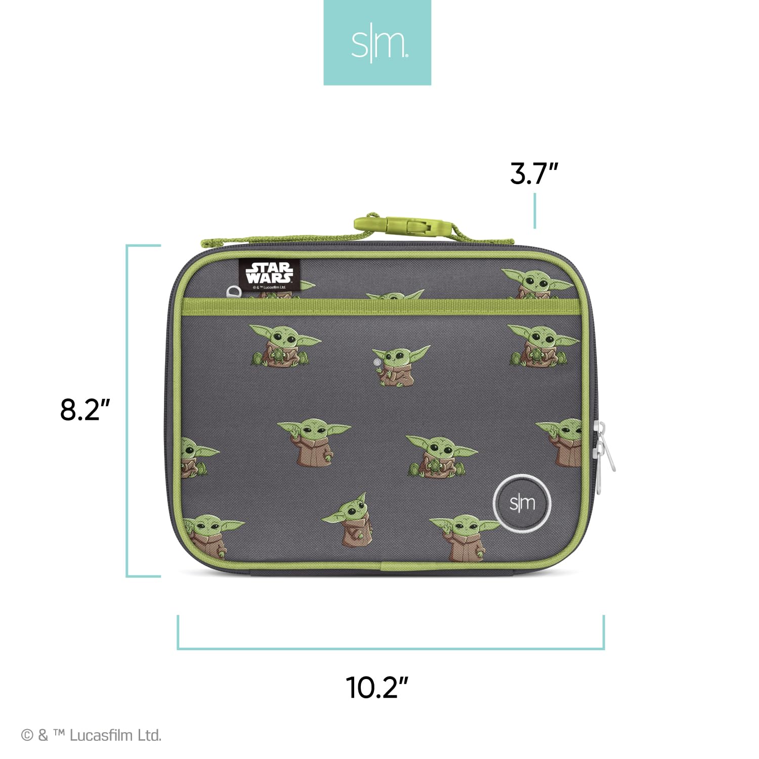 Foto 4 | Lonchera Sencilla Y Moderna De La Colección Hadley Para Niños De Star Wars - Venta Internacional.