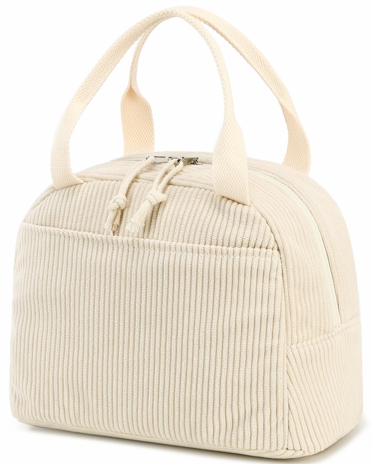 Foto 2 pulgar | Bolsa De Almuerzo Bluboon Corduroy Beige Con Aislamiento De Gran Capacidad - Venta Internacional.