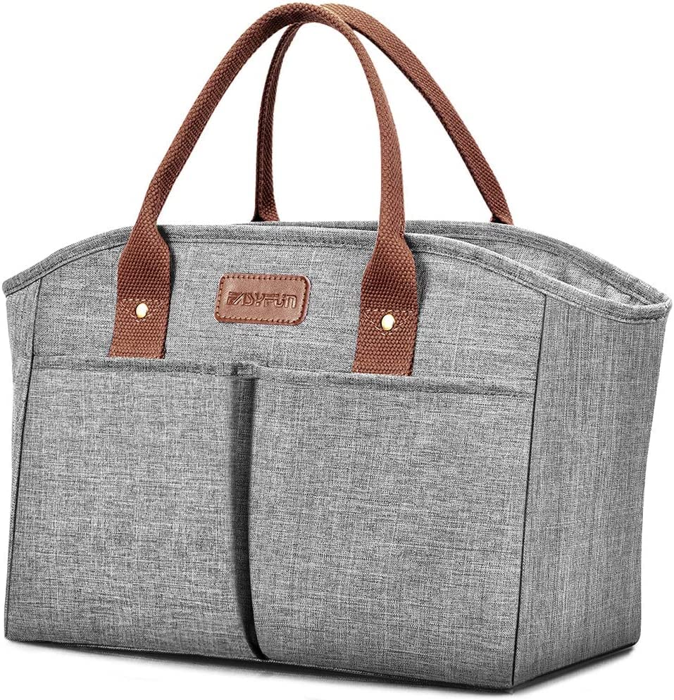 Foto 2 pulgar | Bolsa de Almuerzo Easyfun con Aislamiento Térmico Gris Unisex - Venta Internacional