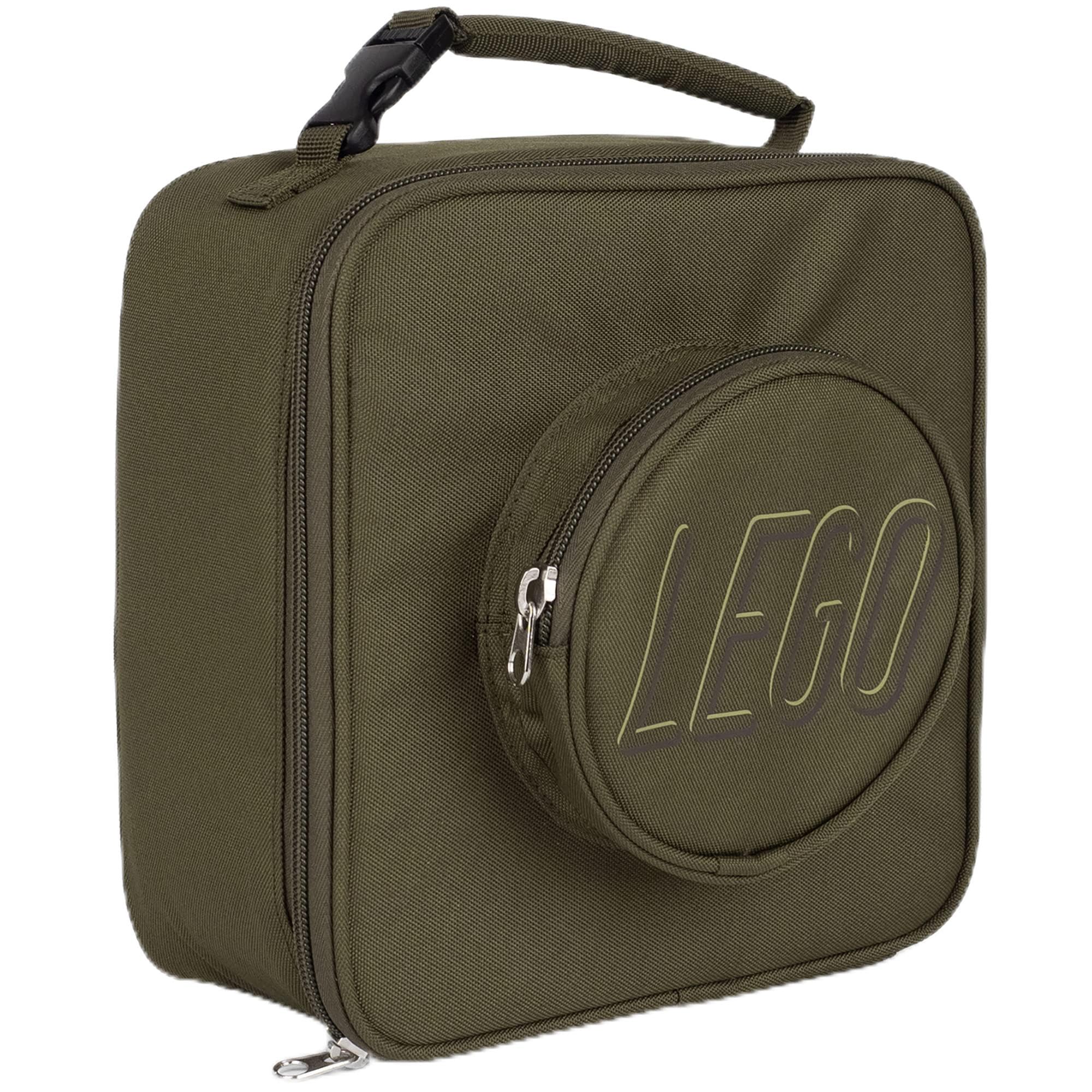Foto 2 pulgar | Bolsa De Almuerzo Lego Durable Con Aislamiento Y Bolsa De Malla, Color Oliva - Venta Internacional.