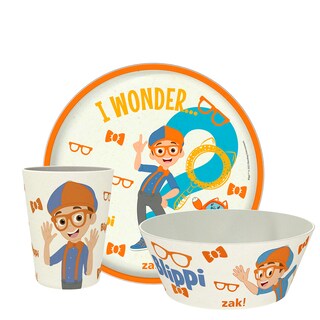 Foto 1 | Juego de Vajilla Blippi Kids de 3 Piezas Melamina de Zak Designs - Venta Internacional