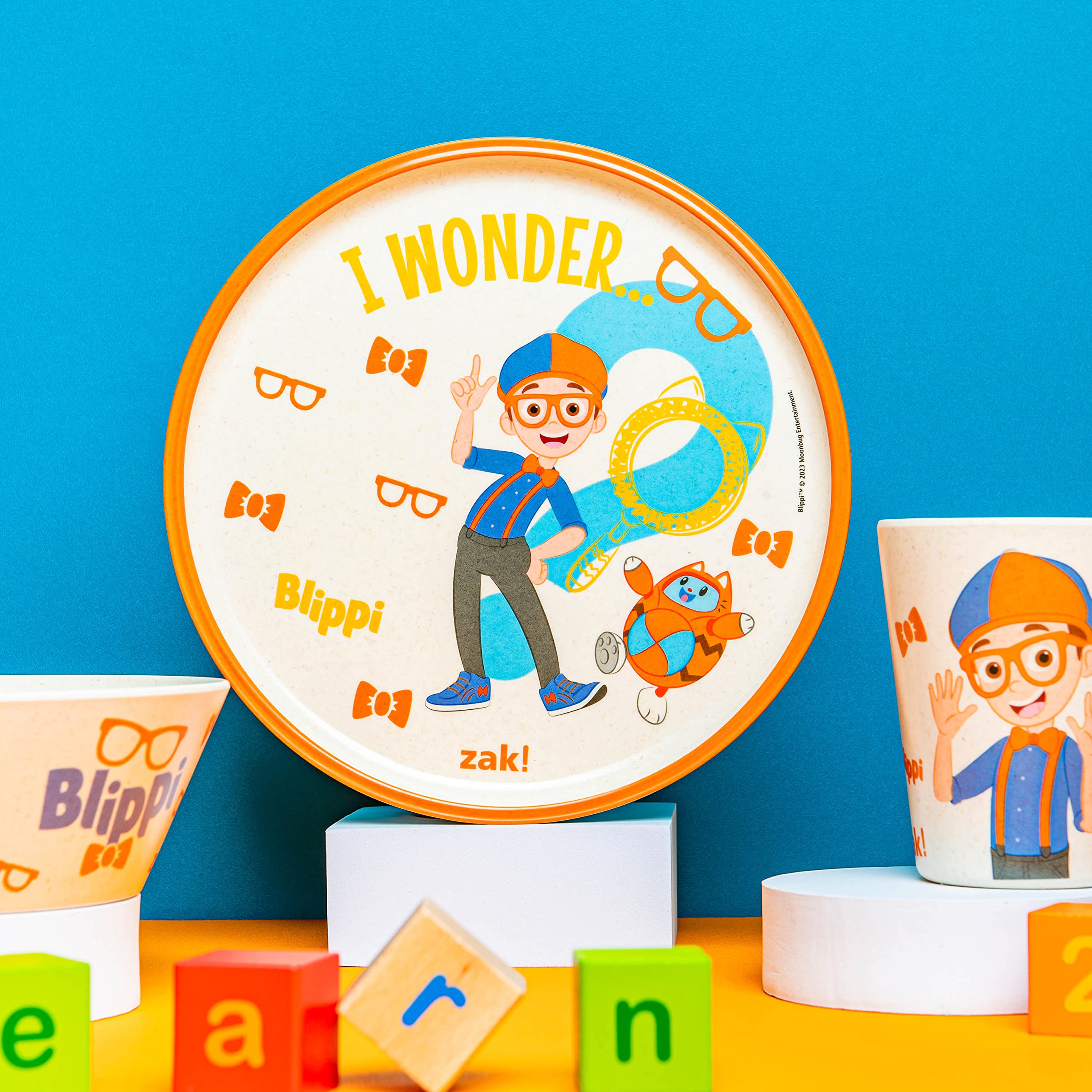Foto 4 pulgar | Juego de Vajilla Blippi Kids de 3 Piezas Melamina de Zak Designs - Venta Internacional