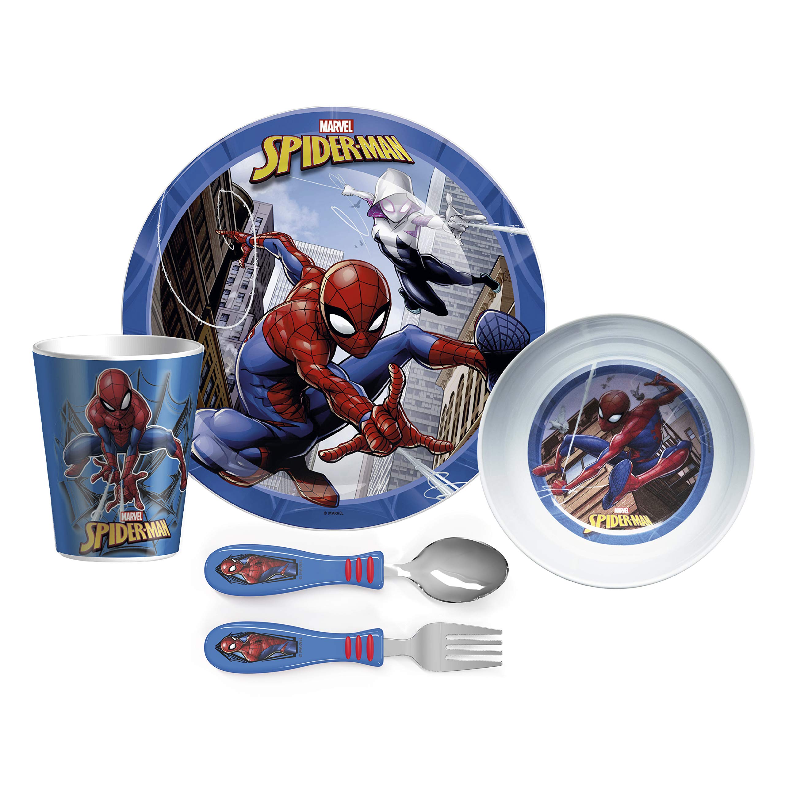Foto 2 pulgar | Set de Vajilla Zak Designs Marvel Spider-Man para Niños - Venta Internacional