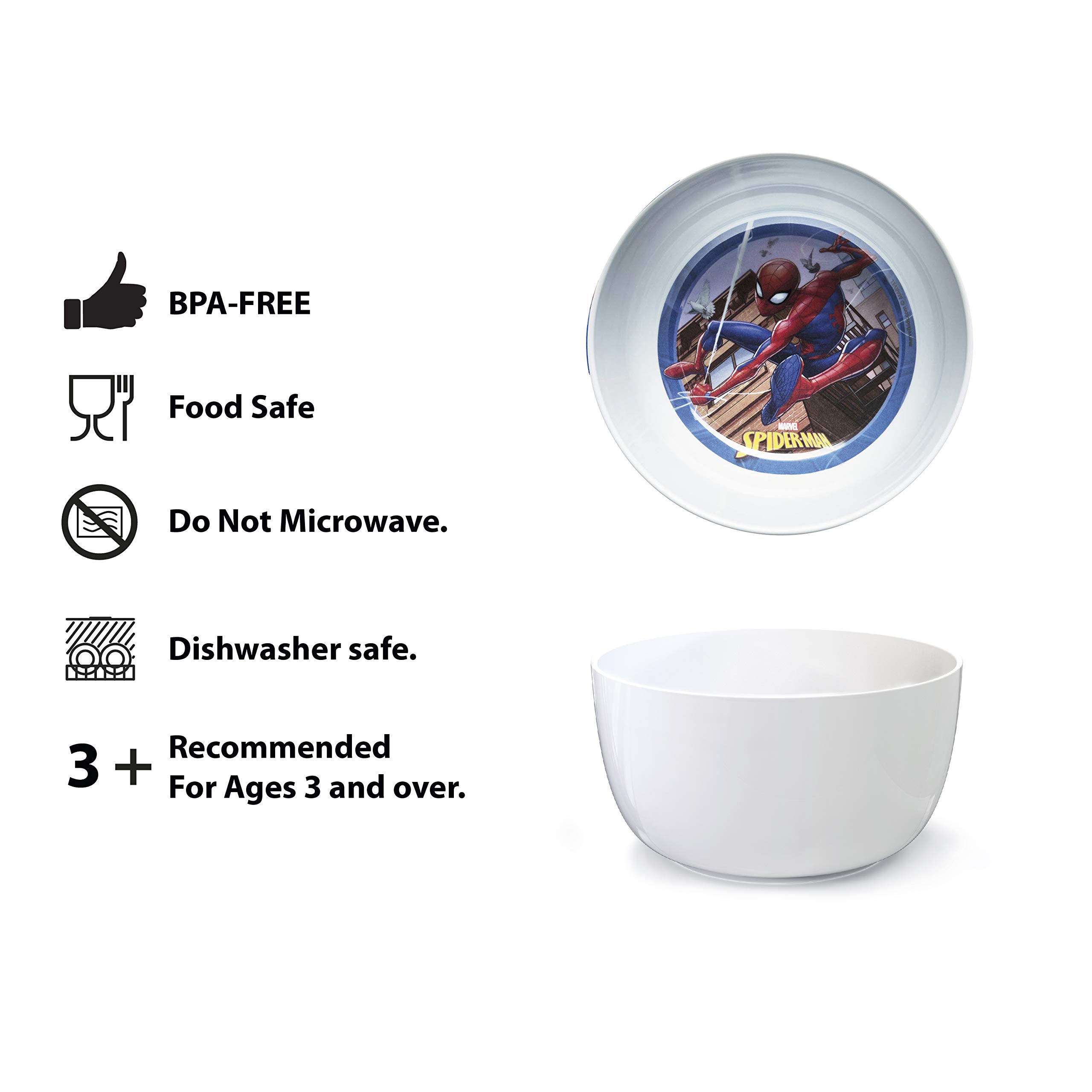 Foto 5 pulgar | Set de Vajilla Zak Designs Marvel Spider-Man para Niños - Venta Internacional