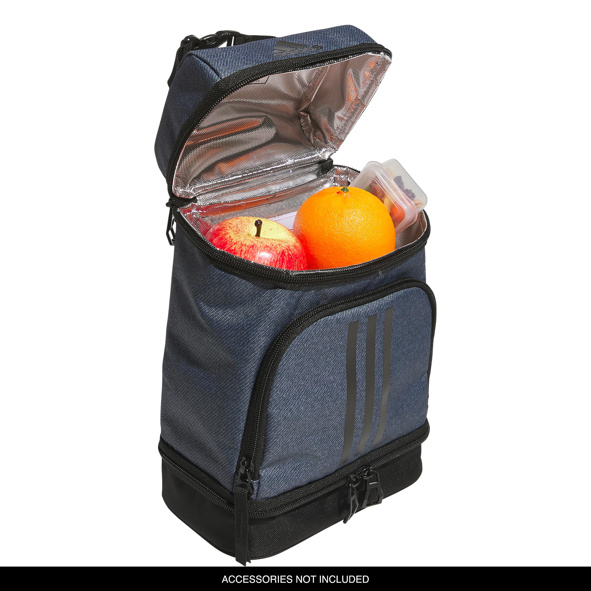 Foto 4 pulgar | Bolsa De Almuerzo Adidas Excel 2 Con Aislamiento De Sarga Ónix Gris/negra - Venta Internacional.