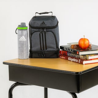 Foto 7 | Bolsa De Almuerzo Adidas Excel 2 Con Aislamiento De Sarga Ónix Gris/negra - Venta Internacional.