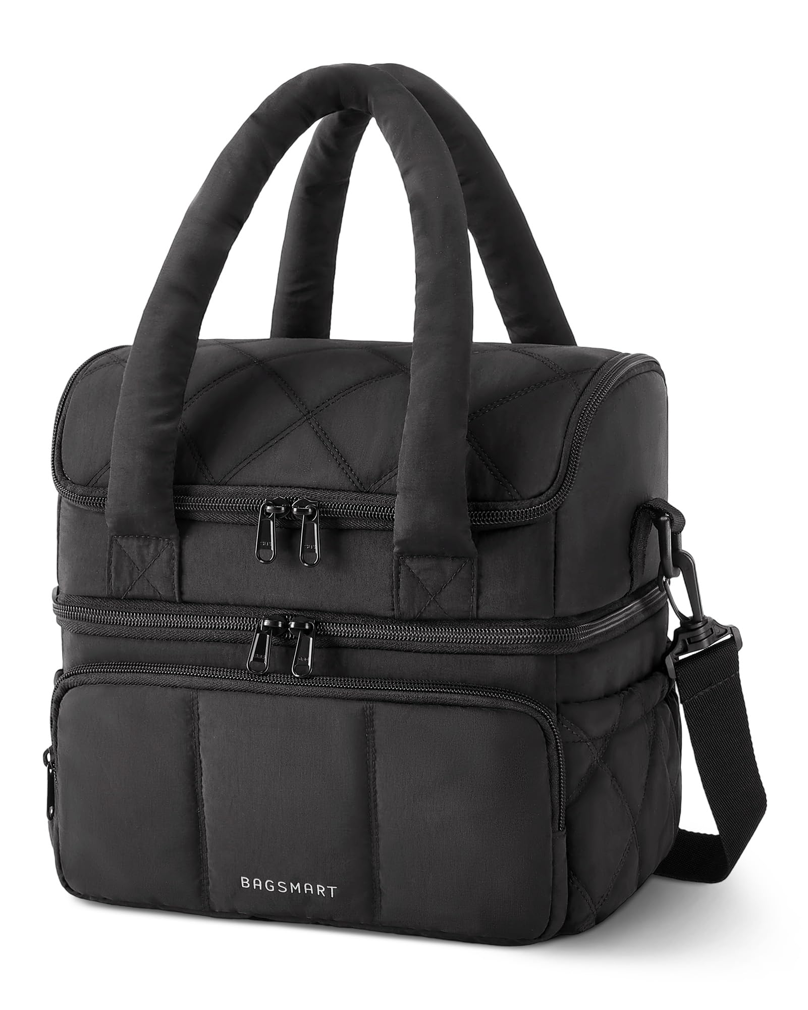 Foto 2 pulgar | Lonchera Bagsmart Con Aislamiento De Dos Pisos, Negra - Venta Internacional.