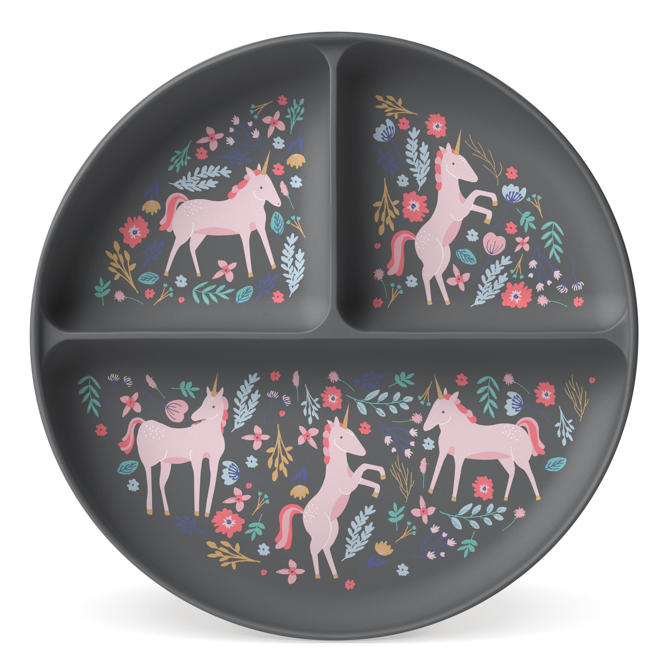 Plato Simple Y Moderno De Silicona Para Bebés Y Niños Pequeños Parker - Venta Internacional.