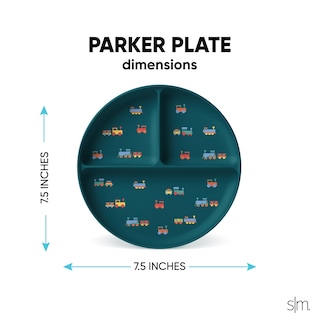 Foto 2 | Plato Simple Y Moderno De Silicona Para Bebés Y Niños Pequeños Parker - Venta Internacional.