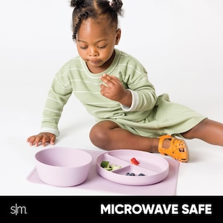 Foto 5 | Plato Simple Y Moderno De Silicona Para Bebés Y Niños Pequeños Parker - Venta Internacional.