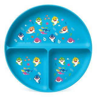 Foto 1 | Plate Simple Modern Baby Shark De Silicona Para Bebés Y Niños Pequeños - Venta Internacional.