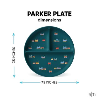 Foto 2 | Plate Simple Modern Baby Shark De Silicona Para Bebés Y Niños Pequeños - Venta Internacional.