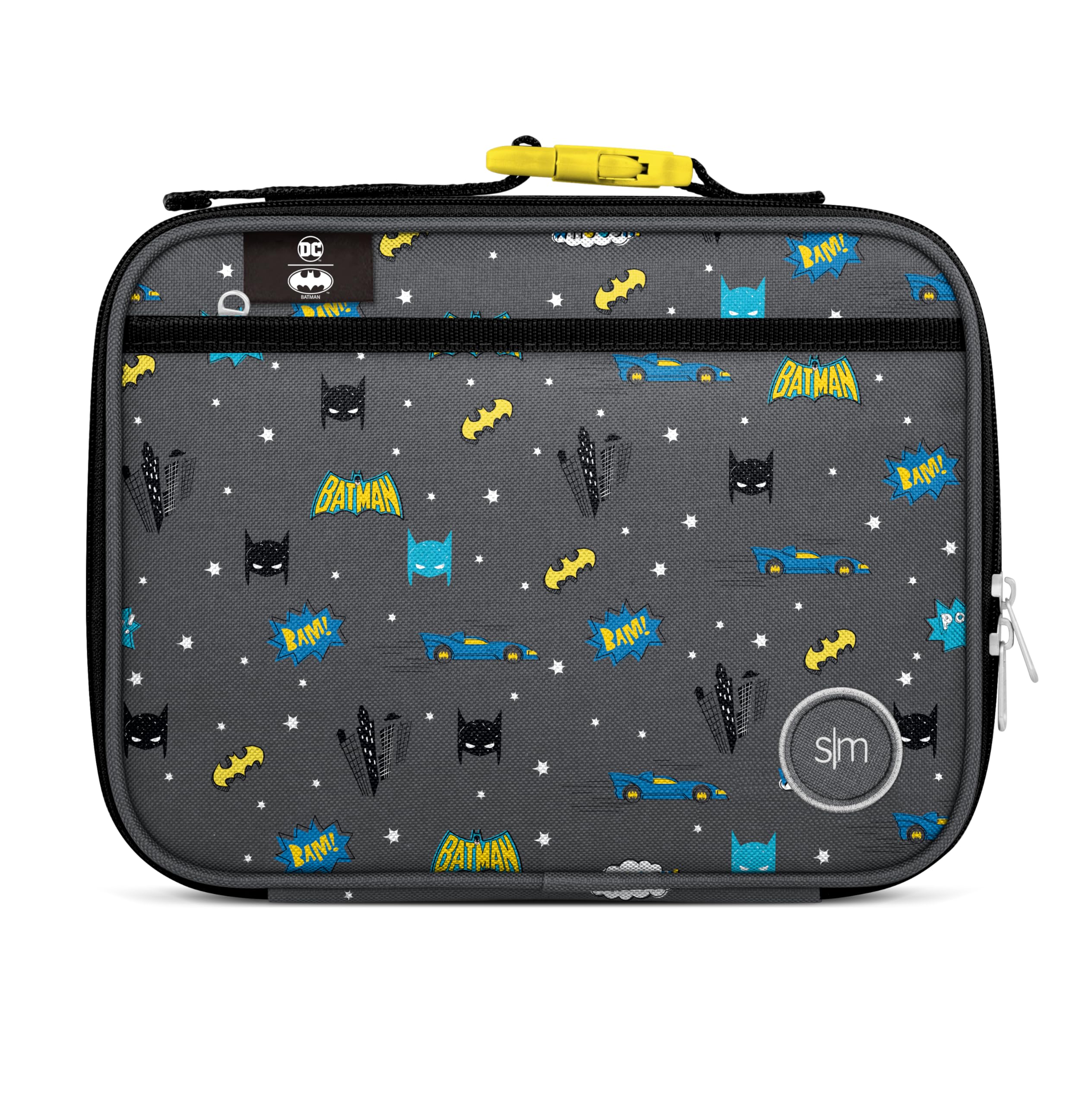 Lonchera Sencilla Y Moderna De La Colección Hadley Batman Pow! ¡niños! - Venta Internacional.