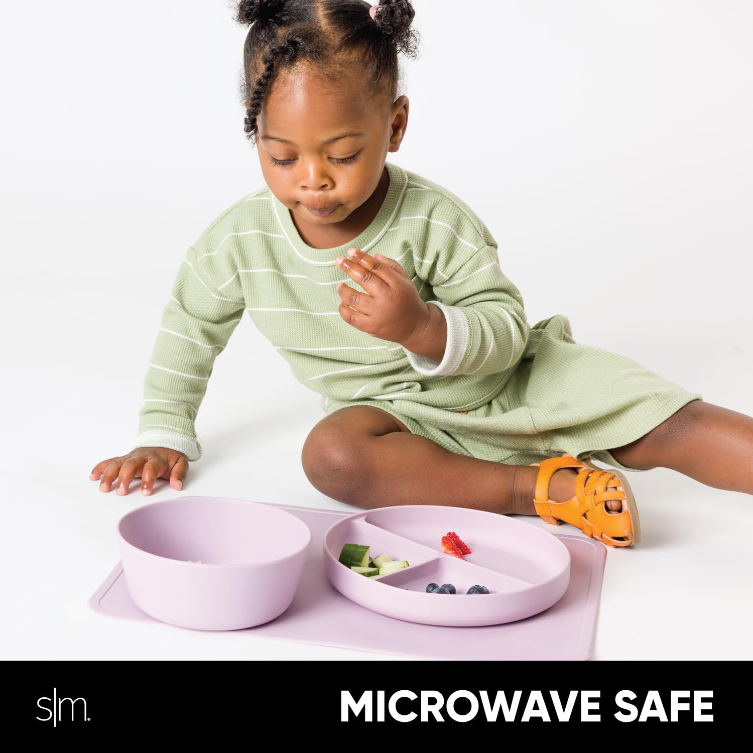 Foto 6 pulgar | Plato De Silicona Para Bebés Y Niños Pequeños Dividido, Apto Para Microondas - Venta Internacional.