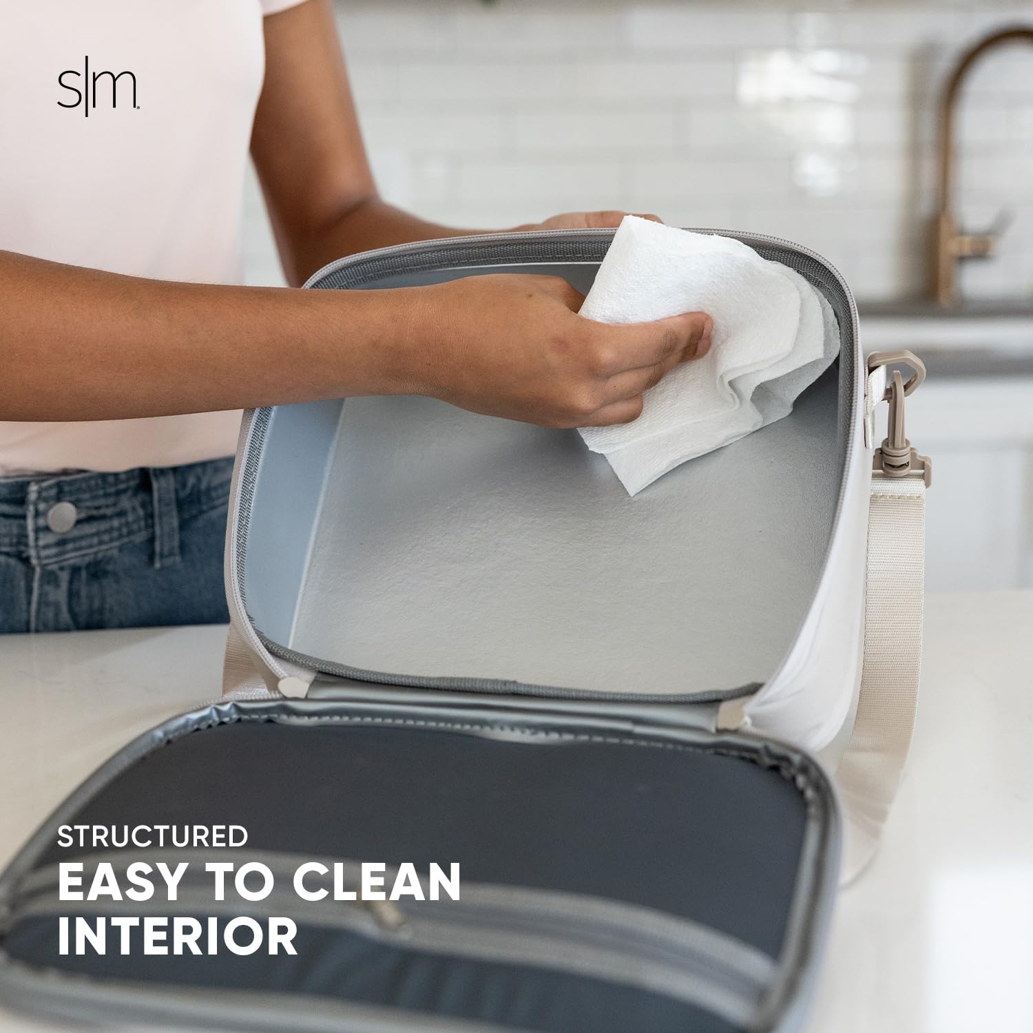 Foto 4 | Fiambrera Simple Y Moderna Con Aislamiento Hadley De 4 Litros, Color Negro Medianoche - Venta Internacional.