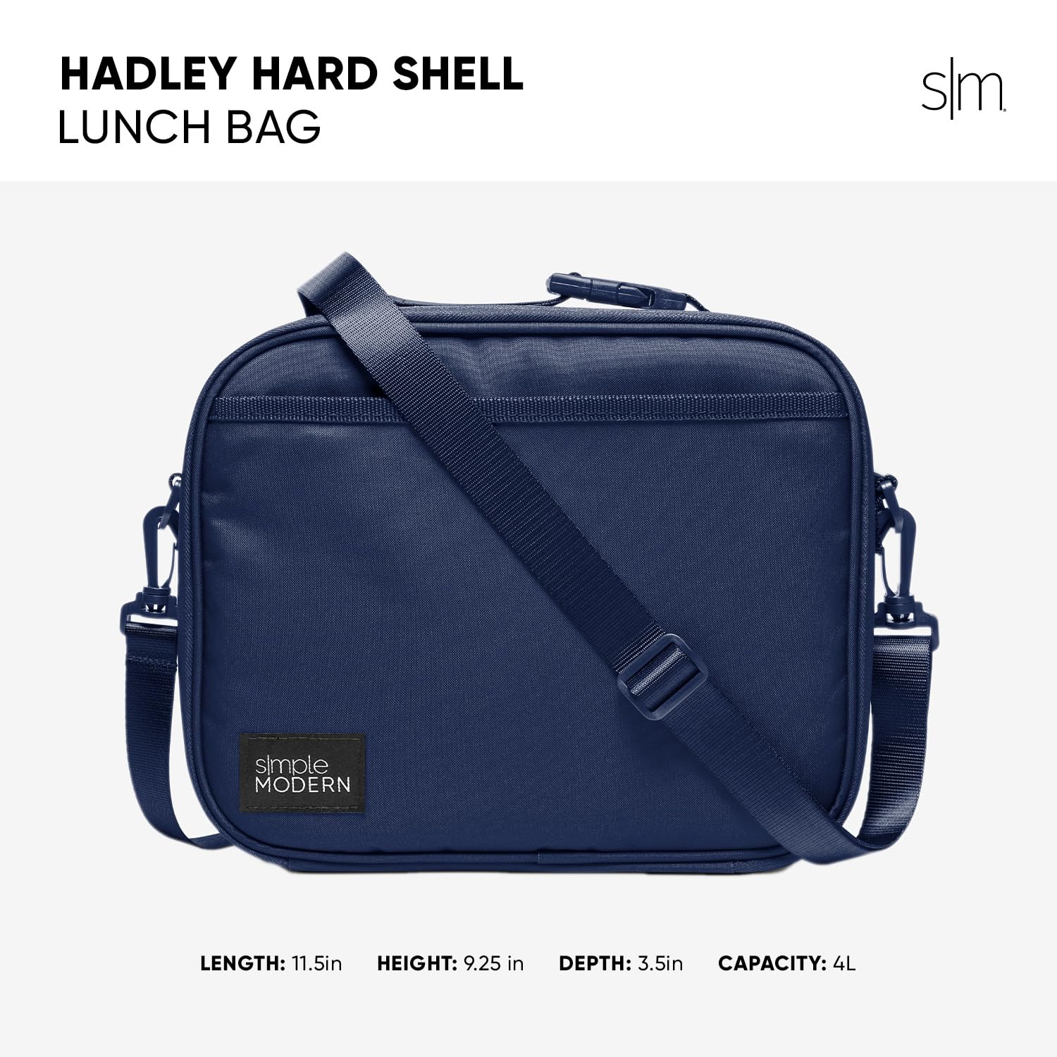 Foto 2 | Fiambrera Simple Y Moderna Con Aislamiento Hadley De 4 Litros, Azul Marino - Venta Internacional.