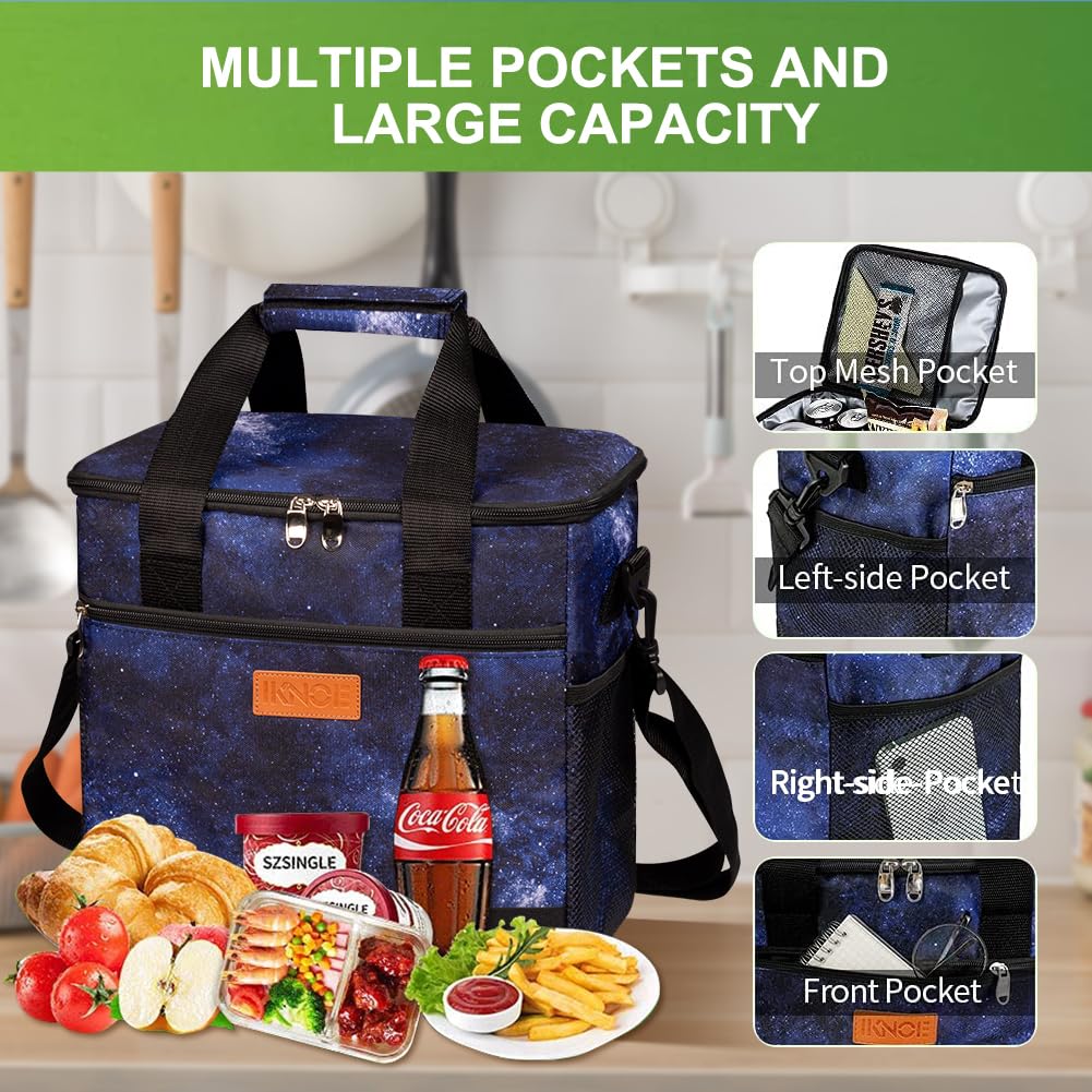 Foto 3 pulgar | Bolsa Térmica Iknoe, Grande, Plegable, 15 L, Con Aislamiento, 24 Latas - Venta Internacional.