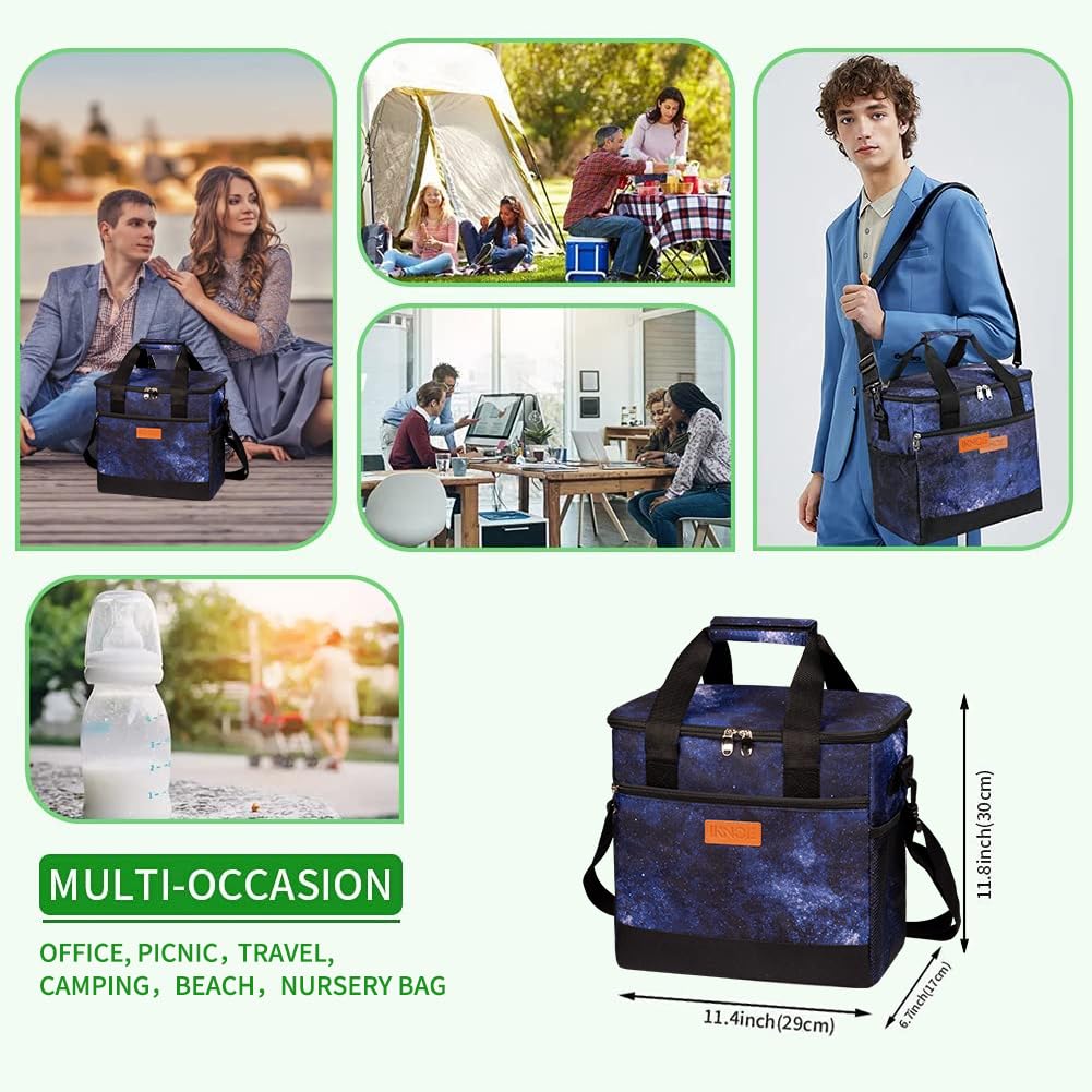 Foto 7 pulgar | Bolsa Térmica Iknoe, Grande, Plegable, 15 L, Con Aislamiento, 24 Latas - Venta Internacional.