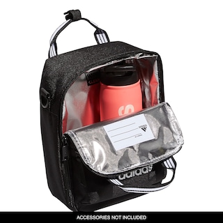 Foto 3 | Bolsa De Almuerzo Adidas Squad Insulated 7l, Color Negro/blanco, Unisex - Venta Internacional.