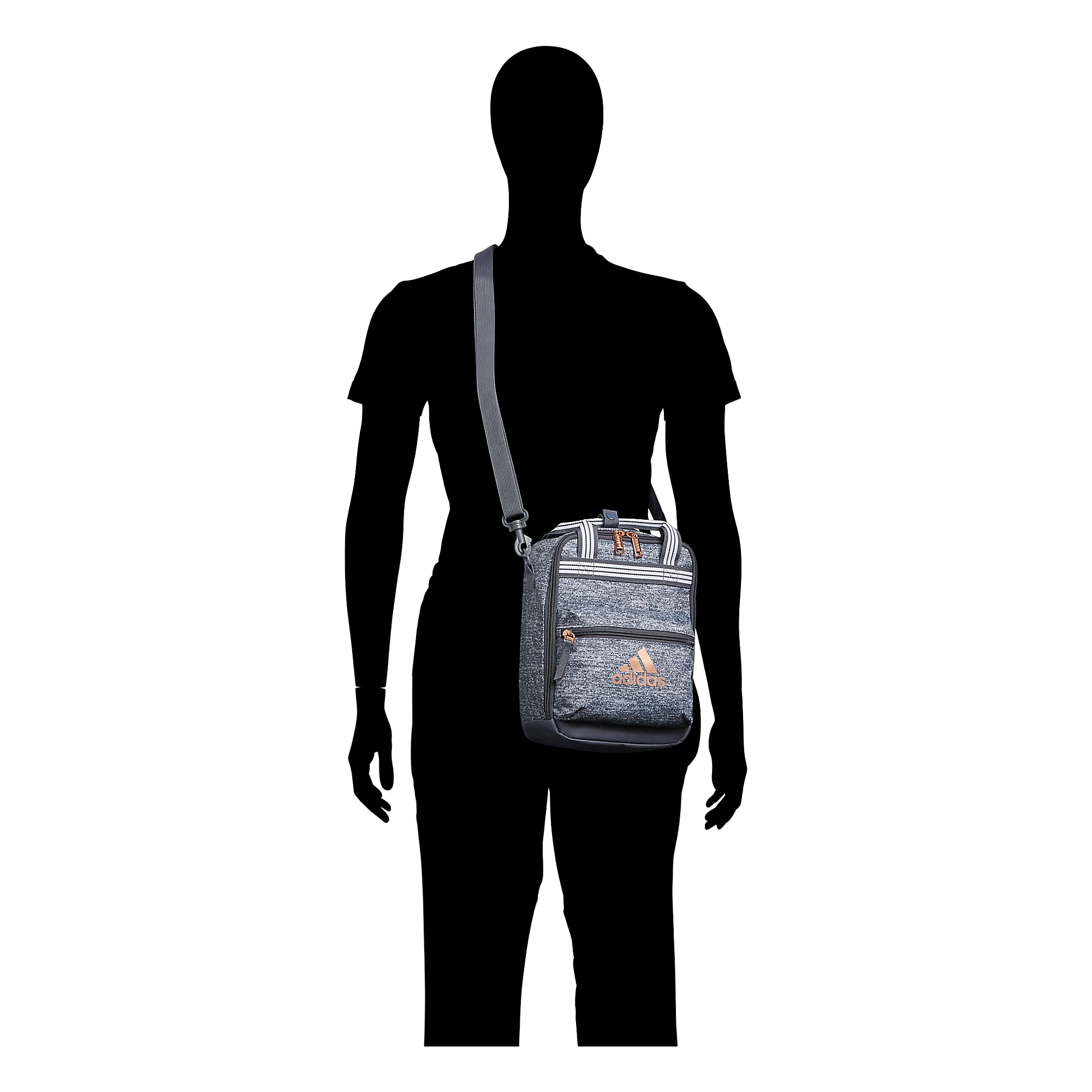 Foto 7 pulgar | Bolsa De Almuerzo Adidas Squad Insulated 7l, Color Negro/blanco, Unisex - Venta Internacional.