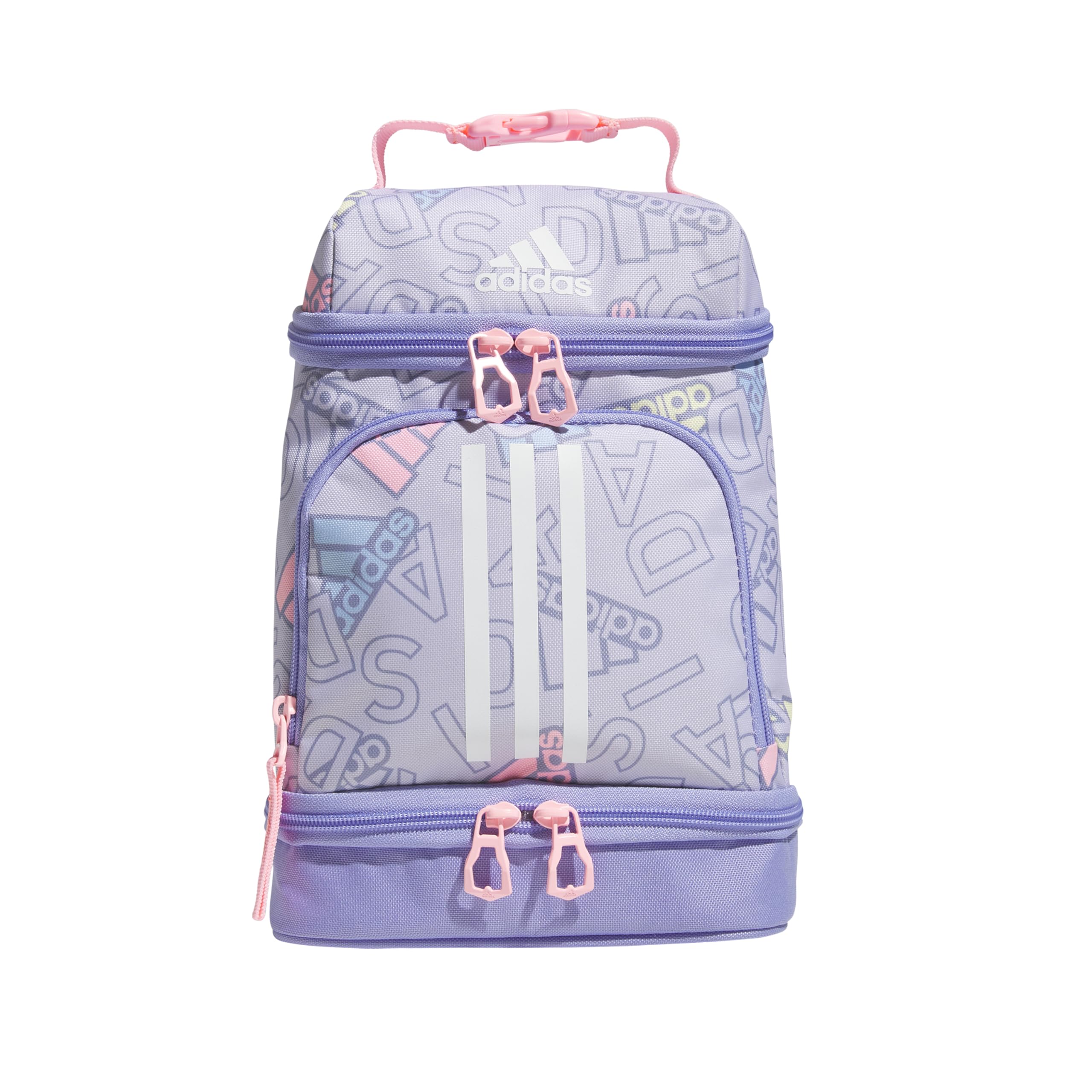Foto 2 pulgar | Bolsa De Almuerzo Adidas Excel 2 Con Aislamiento Adi Comp, Plata Y Violeta - Venta Internacional.