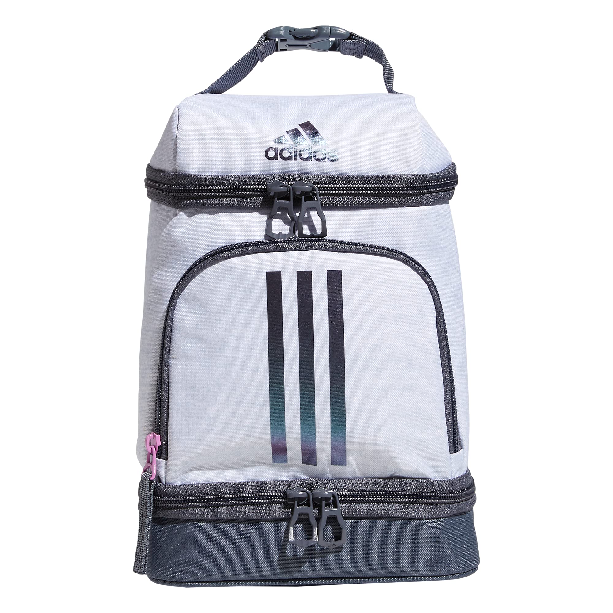 Foto 2 pulgar | Bolsa De Almuerzo Adidas Excel 2 Con Aislamiento, Color Blanco, Cromo Sombrío Y Gris Ónix - Venta Internacional.